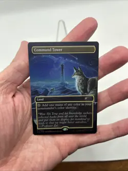 R 7063 Command Tower Borderless Rainbow Foil MTG Magic Avatar Secret Lair ATLA - Image 4