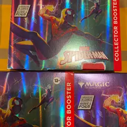 Lot of 3 MTG Spider-Man Omega Collector Boosters, New, Factory Sealed - Image 4