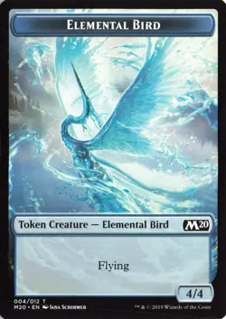 Elemental Bird Token #4 Core Set 2020 Magic_the_gathering - Image 1