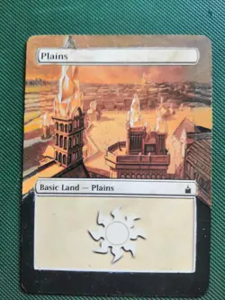 Magic the gathering MTG Altered Art Plains HAND PAINTED Legacy Modern - Image 1