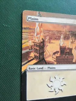 Magic the gathering MTG Altered Art Plains HAND PAINTED Legacy Modern - Image 2