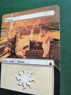 Magic the gathering MTG Altered Art Plains HAND PAINTED Legacy Modern - Image 3
