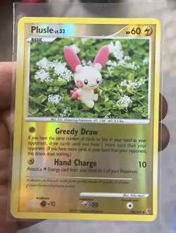 2009 Pokemon Supreme Victors Plusle Reverse Holo 76/147 Near Mint - Image 1