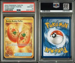 PSA 10 #223 Buddy-Buddy Poffin Hyper Rare Twilight Masquerade EN Pokemon 2024 - Image 1