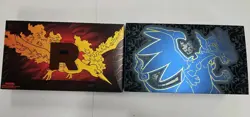 No Packs No Promos Pokemon Mega Charizard UPC & Team Rocket's Moltres UPC - Image 1