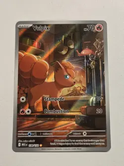 Vulpix 138/132 Mega Evolution Full Art Illustration Rare Pokemon Card NM SIR - Image 1