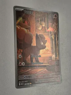 Vulpix 138/132 Mega Evolution Full Art Illustration Rare Pokemon Card NM SIR - Image 2