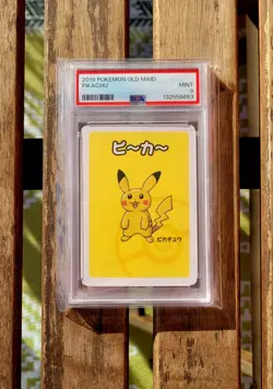 2019 Pokemon Pikachu Playing Card Japanese Old Maid, PSA 9 - Image 1