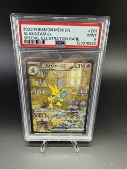 Pokemon TCG Alakazam EX Holo Ultra Rare 2016, 125/124 Card - Image 1
