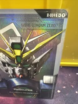Gundam Card Game TCG Wing Gundam Zero C+ Resource GD01 R-004 Newtype Rising - Image 5