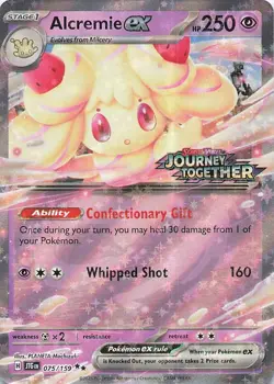 Alcremie ex (Journey Together Stamped) Double Rare Miscellaneous Cards & Product - Image 1