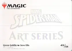 Green Goblin Art Card (/54) (Gold-Stamped Signature) S Art Series: Marvel's Spid - Image 2