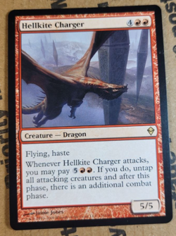 MTG - Hellkite Charger - LP - Zendikar 2010 Magic the Gathering Commander EDH - Image 1