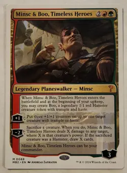Minsc & Boo, Timeless Heroes (White Border) Mystery Booster 2 Regular - Image 1