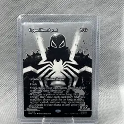 2025 Magic The Gathering Spiderman Opposition Agent #0019 Borderless Non-Foil - Image 1