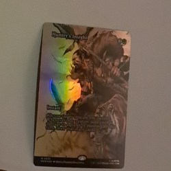 Hunter's Insight Borderless FOIL NM Marvel Spiderman MTG MAGIC THE GATHERING - Image 1