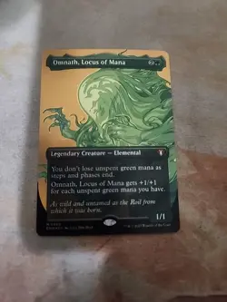 Omnath, Locus Of Mana Borderless Foil Commander Masters MTG NM - Image 1