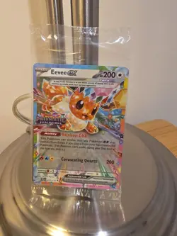 Pokemon TCG Eevee 075/131 Prismatic Evolutions Stamped Promo Eeveelutions Card - Image 1
