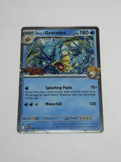 Pokemon Misty's Gyarados 049/182 Pre Release STAMPED Promo Destined Rivals NM/M - Image 1