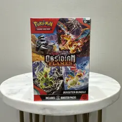Obsidian Flames Booster Bundle 6 Packs Scarlet & Violet Pokemon TCG *SEALED/NEW* - Image 1