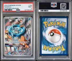 Pokemon TCG Squirtle 148/142 Stellar Crown Illustration Rare Mint PSA 9 - Image 3