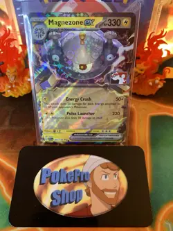 2023 Play! Pokemon Prize Pack Series 3 Magnezone EX 65 - NM - Image 1