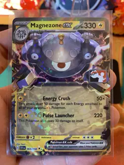 2023 Play! Pokemon Prize Pack Series 3 Magnezone EX 65 - NM - Image 2