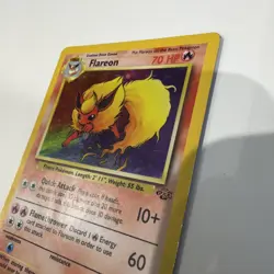 Pokemon TCG Flareon Jungle 3/64 Holo Unlimited Holo Rare HP - Image 3