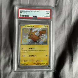 PSA 9 Pikachu S Shiny Treasure ex 236/190 sv4a 2023 Japanese Pokemon Card - Image 1