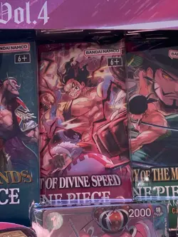 ONE PIECE Card Game Illustration Box Vol 4 2025 Bandai 4 booster + 2 Promo cards - Image 4