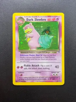 Dark Slowbro 8/110 Holo Legendary Collection Pokemon Card WOTC Vintage Rare - Image 1