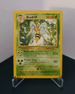 Pokemon Trading Card - Beedrill: 17/102 - Non-Holo - LP/MP - Image 1