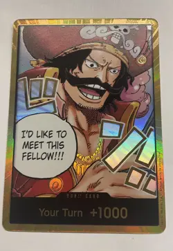 One Piece Gol.D.Roger GOLD DON!! Card (OP-13) English - Image 1