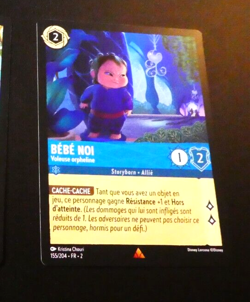 Lorcana Chapitre 2 Disney Card Rare Carte Bebe Noi 155/204 Fr Francais Mint - Image 1