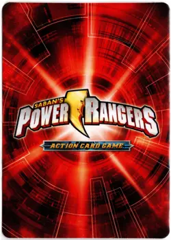 2013 Saban's Power Rangers - Action Card Game Robo Knight #MC-004 - McDonald's - Image 2