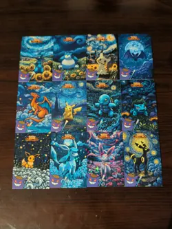 Pokemon Van Gogh Gengar - Cracked Ice Holo - Halloween Card Database 2025 - Image 1
