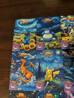 Pokemon Van Gogh Gengar - Cracked Ice Holo - Halloween Card Database 2025 - Image 2
