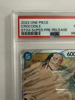 ST03-003 Crocodile Super Pre-Release One Piece Card Game PSA 10 GEM MINT - Image 3