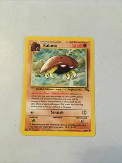 Pokemon TCG 1999 WOTC Fossil Trading Card -- Kabuto 50/62 - Image 1
