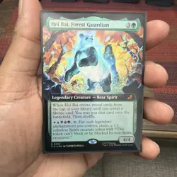 Hei Bai, Forest Guardian Extended Art #205 FOIL Mythic - MTG TLE Avatar - Image 1