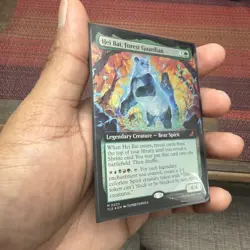 Hei Bai, Forest Guardian Extended Art #205 FOIL Mythic - MTG TLE Avatar - Image 2