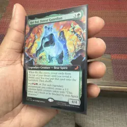 Hei Bai, Forest Guardian Extended Art #205 FOIL Mythic - MTG TLE Avatar - Image 3