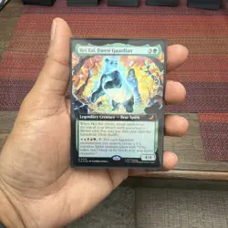 Hei Bai, Forest Guardian Extended Art #205 FOIL Mythic - MTG TLE Avatar - Image 4