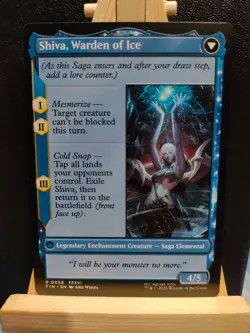 Jill, Shiva's Dominant - Final Fantasy - Rare - NM (see pics) MTG - Image 2
