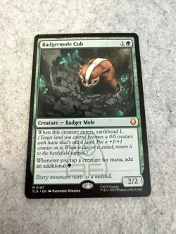 Badgermole Cub Magic The Gathering Avatar The Last Airbender - Near Mint - Image 1