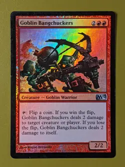 FOIL Goblin Bangchuckers x1 Magic 2012 M12 1x MTG Magic the Gathering - Image 1