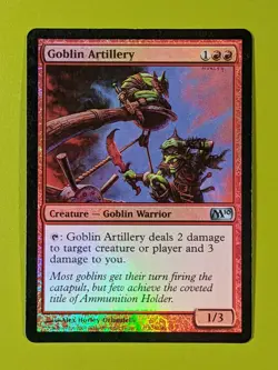 FOIL Goblin Artillery x1 Magic 2010 M10 1x MTG Magic the Gathering - Image 1