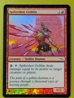 FOIL Spikeshot Goblin x1 Mirrodin 1x Magic the Gathering MTG - Image 1