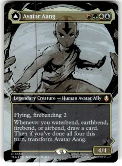 Avatar Aang (Borderless) M Avatar: The Last Airbender 308 NM Foil - Image 1