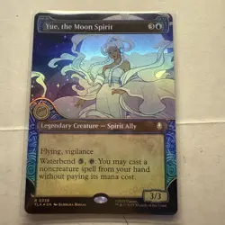 Yue The Moon Spirit Showcase Borderless Foil Avatar The Last Airbender 0338 - Image 1